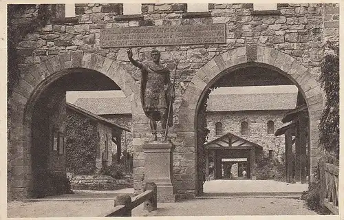 Kastell Saalburg Porta Decumana glum 1910? D1282