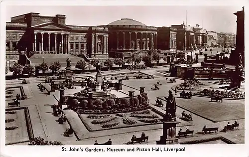 England: Liverpool St. John's Gardens Museum and Picton Hall gl1950 147.183