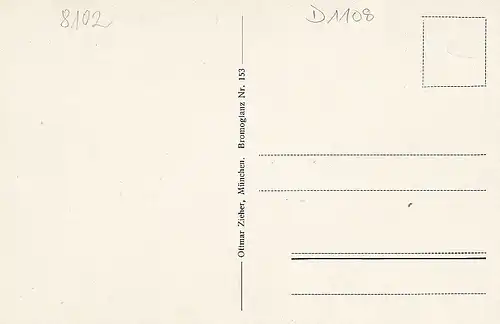 Mittenwald mit Viererspitze u. Westl.Karwendelspitze ngl D1108