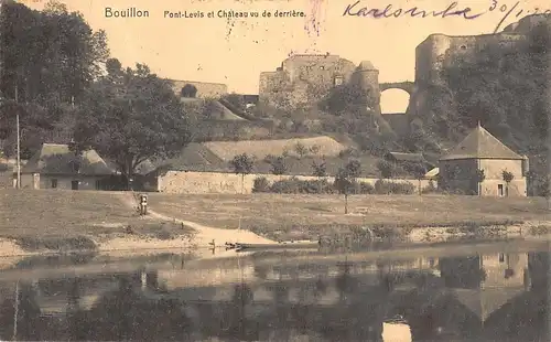 Bouillon Pont-Levis et Chateau vu de derrière gl1920 149.346