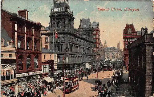 England: Liverpool Church Street gl1906 147.189