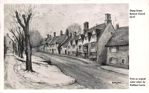 England: Burford Oxford Sheep Street gl1956 147.099