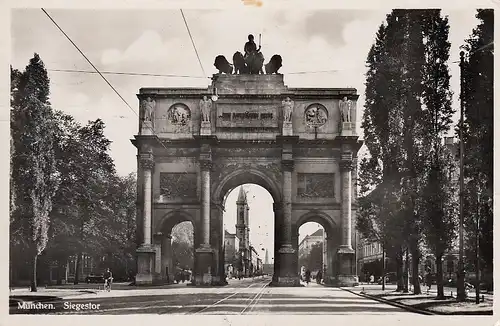 München Siegestor feldpgl1943 D1806