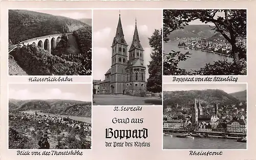 Boppard Teilansichten Mehrbildkarte ngl 146.168