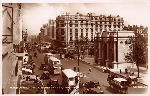 England: London Marble Arch and Oxford Street gl1933 147.482