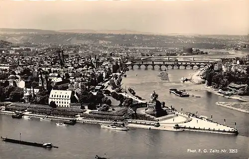 Koblenz Deutsches Eck und Panorama ngl 146.132