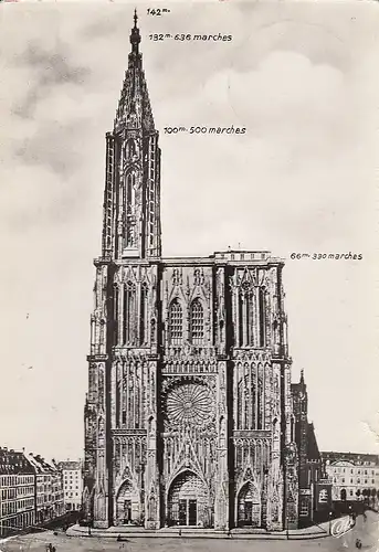 Strasbourg La Cathédrale gl1957 D1983