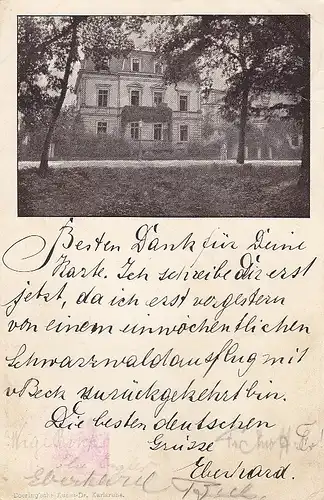 Villa in Karlsruhe (?) gl1902 D2037