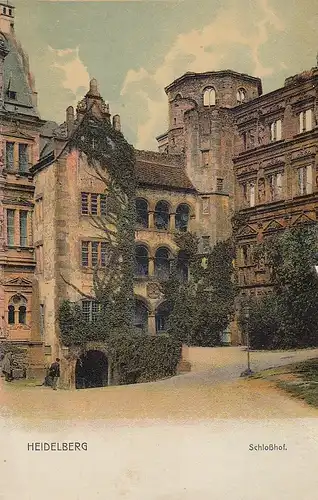 Heidelberg Schlosshof ngl D2064