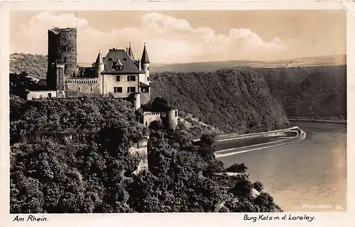 Burg Katz mit der Loreley ngl 146.288