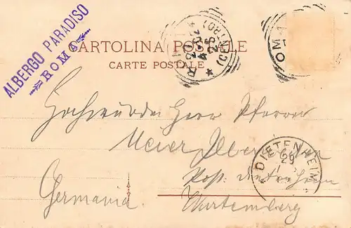 Vatikan: Papst Litho gl1902 148.027