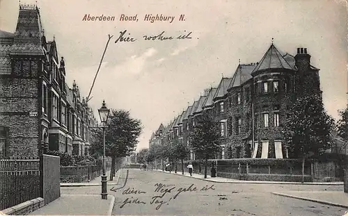 England: London Highbury N. Aberdeen Road ngl 147.529