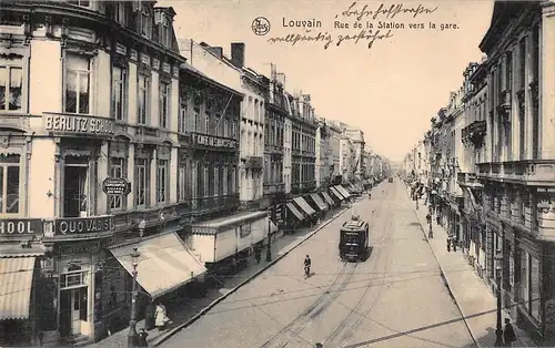 Louvain Rue de la Station vers la gare ngl 149.444