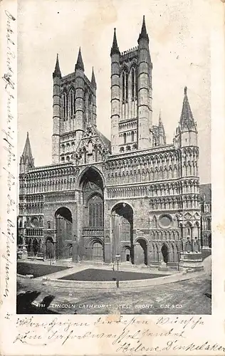 England: Leadenham - Lincoln Cathedral gl1903 146.649