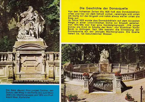 Donaueschingen Schwarzwald Geschichte der Donauquelle ngl D6353