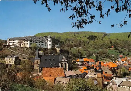Stolberg (Harz) Blick von der Lutherbuche auf Schloss und Innenstadt ngl 152.227