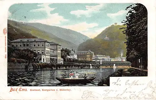 Bad Ems Kursaal Kurgarten Bäderley bahnpgl1903 146.334