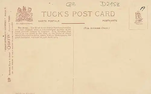 The Avon, Stratford-on-Avon ngl D2158