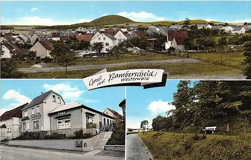Bannberscheid/Westerwald Geschäft Clemens Keil Partie Panorama ngl 146.239