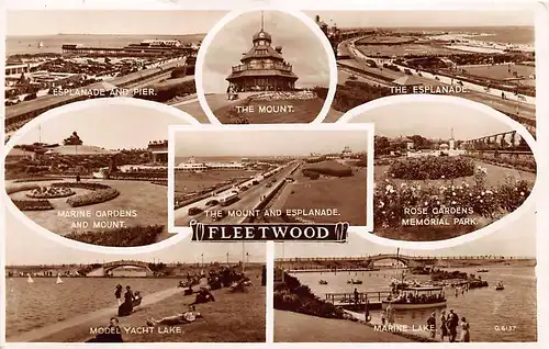 England: Fleetwood - 8 Views gl1957 146.746