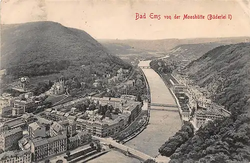 Bad Ems Panorama von der Mooshütte gl1906 146.273