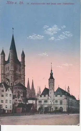 Köln - St. Martin, Dom und Stapelhaus ngl 219.298