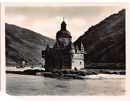 Kaub Die Pfalz im Rhein (Kleines Foto, keine AK) ngl 146.309