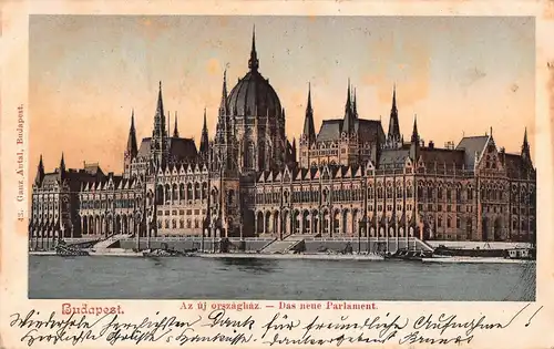 Budapest Az új országház - Das neue Parlament gl1904 149.969
