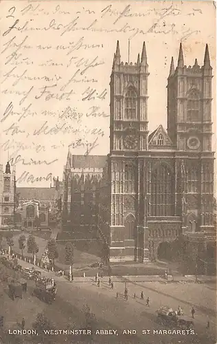 England: London Westminster Abbey and St. Margaret's gl1912 147.299