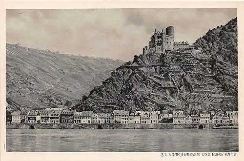 St. Goarshausen und Burg Katz ngl 146.314