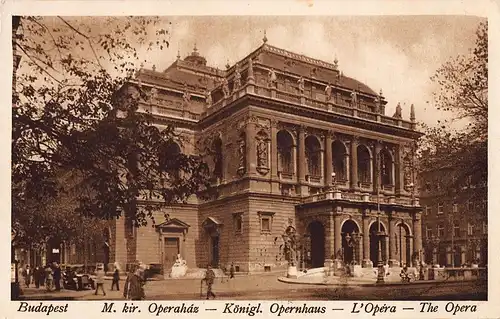 Budapest M. kir. Operaház / Königl. Opernhaus gl1928 149.979