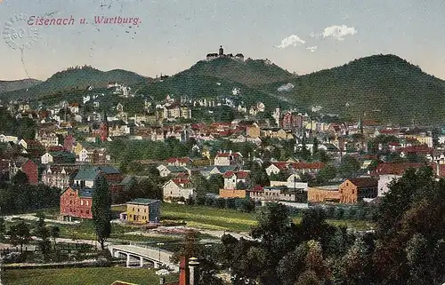 Eisenach u.Wartburg gl1914 D1208