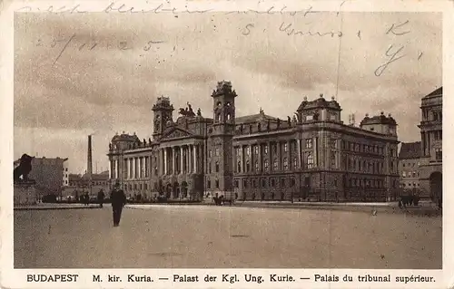 Budapest Palast der Kgl. Ung. Kurie gl19? 150.011