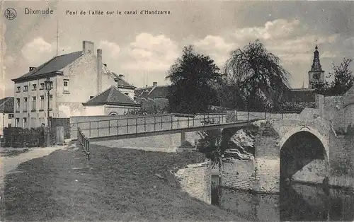 Dixmude Pont de l'allée sur le canal d'Handzame ngl 149.482