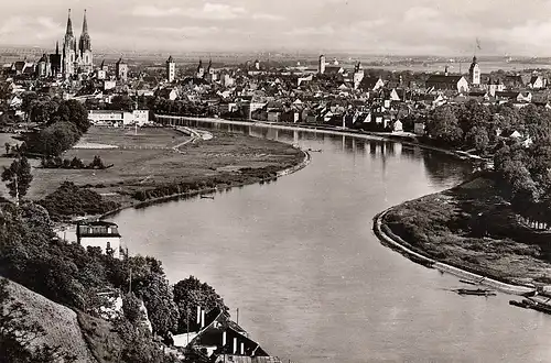 Regensburg Blick von den Winzerhöhen ngl D6476