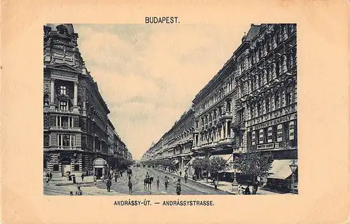 Budapest Andrássystrasse / Andrássy út ngl 150.033