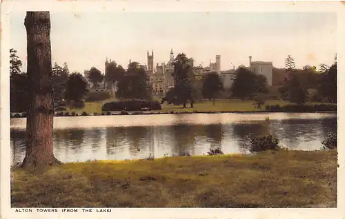 England: Alton Towers - View from the Lake ngl 146.789