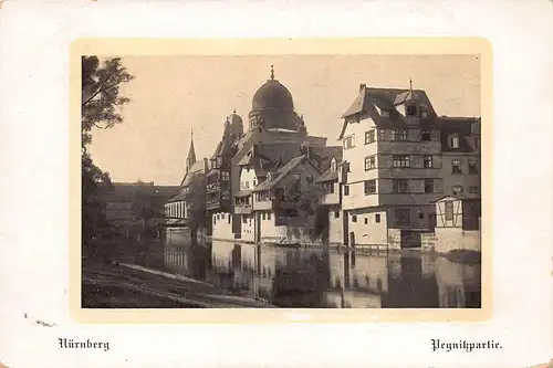 Nürnberg Partie an der Pegnitz mit Synagoge ngl 148.843