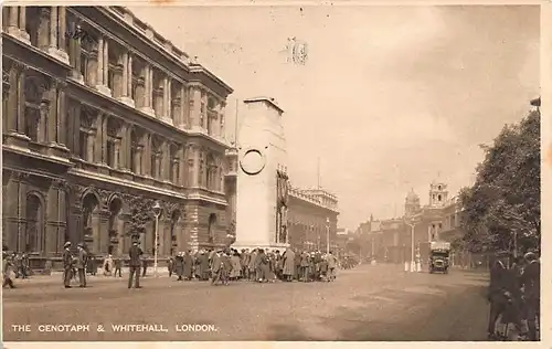 England: London The Cenotaph and Whitehall gl1926 147.435
