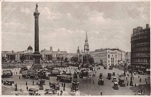 England: London National Gallery and Trafalgar Square ngl 147.375