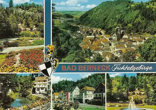 Bad Berneck Fichtelgebirge Mehrbildkarte gl1986 D4961