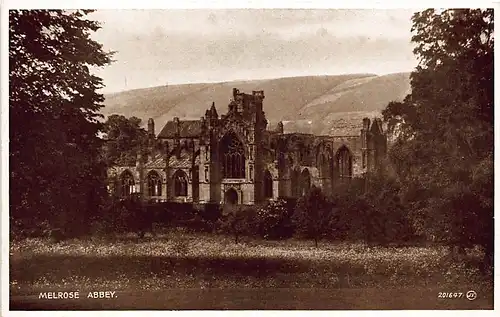 Schottland: Melrose Abbey ngl 146.871