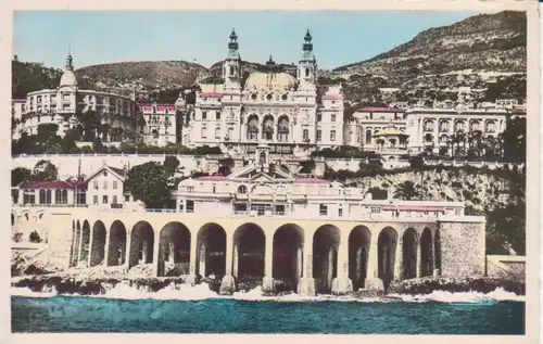 Monaco: Monte Carlo - Casino, le tir aux pigeons et l'Hôtel de Paris ngl 222.106