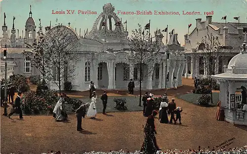 England: London Louis XV. Pavilion Franco-British-Exhibition ngl 147.470