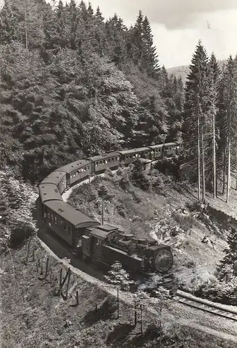 Harzquerbahn Dampfzug unterwegs glum 1975? D5072