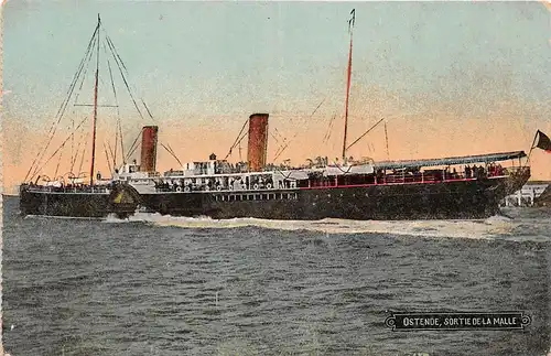 Ostende - Sortie de la Malle ngl 151.473