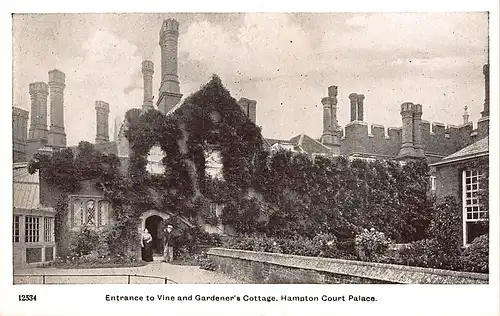England: London Hampton Court Palace Vine and Gardener's Cottage ngl 147.534