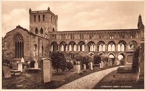 Schottland: Jedburgh Abbey ngl 146.872