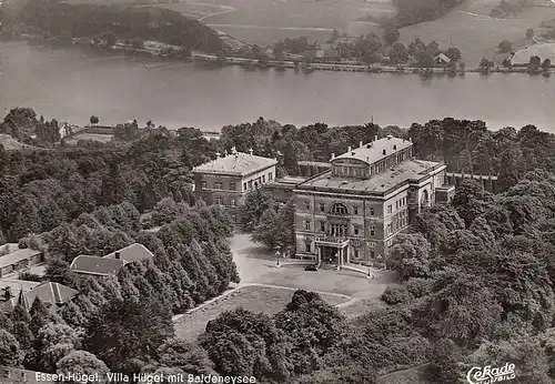 Essen-Hügel Krupp-Villa-Hügel mit Baldeneysee gl1964? D6837