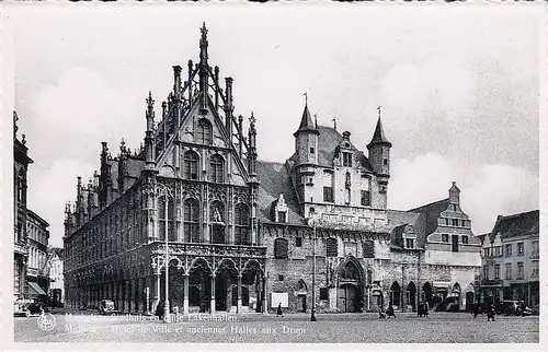 Mechelen Stadthuis en oude Lakenhallen ngl D3930